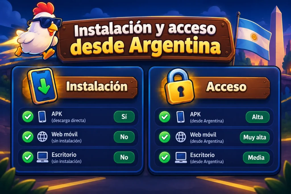 Instalación y acceso desde Argentina